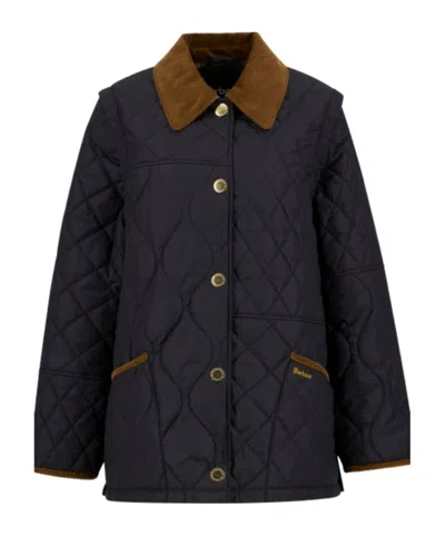 Barbour Lorrie Quilted Jacket In Blue