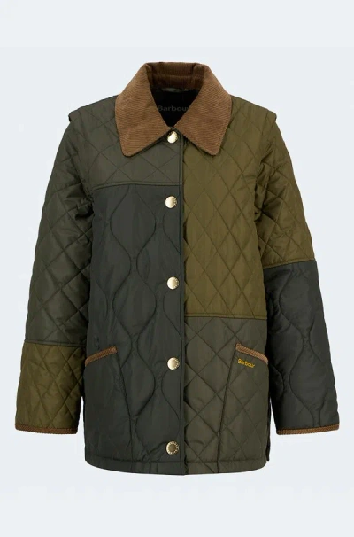 Barbour Lorrie Quilted Jacket In Fern Leaf Sage In Green
