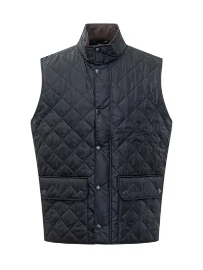 Barbour Lowedale Quilted Gilet Vest In Black