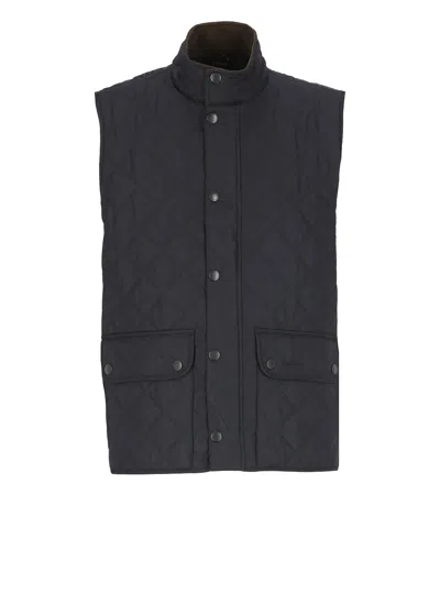 Barbour Lowerdale Sleeveless Jacket In Blue