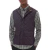 Barbour Lowerdale Slim Fit Quilted Vest In Fig