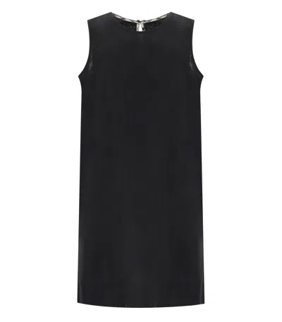 BARBOUR BARBOUR LUCY BLACK MINI DRESS