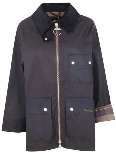 Barbour Luella Cotton Coat In Brown