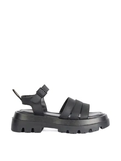 Barbour Luna Chunky Sole Sandals In Black