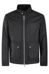Barbour Lutlaw Harrington Jacket In Black