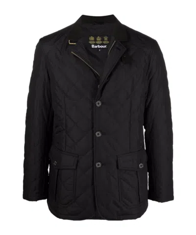 Barbour Lutz Quilted Jacket In Black