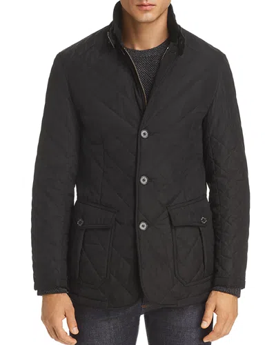 Barbour Lutz Quilted Jacket In Black