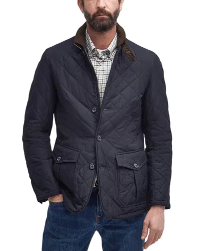 Barbour Lutz Quilted Jacket In Navy