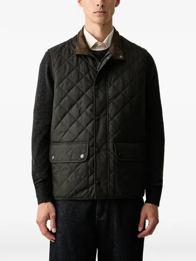 Barbour Lux Lowerdale Quilted Gilet In Brown