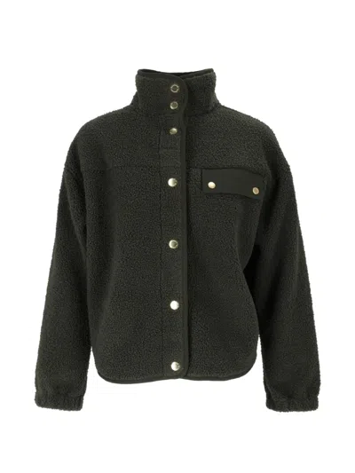 Barbour Sweatshirt Woman Color Olive In Purple