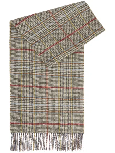 Barbour Macklow Check-pattern Scarf In Multi