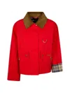 Barbour Mackworth Jacket With D-ring In Red