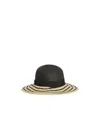 Barbour Macy Striped Bucket Hat In Black