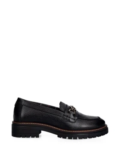 Barbour Maddie Chain-detail Loafers In Black