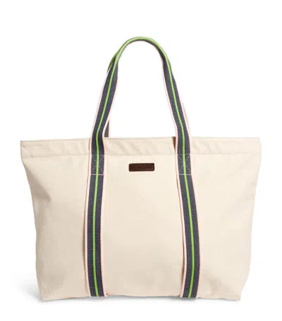 Barbour Madison Beach Tote Bag In Neutral
