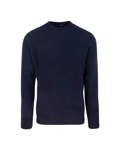 Barbour Checked-panel Crewneck Jumper In Ny91
