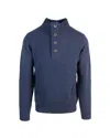 Barbour Patch Wool Quarter Zip Pullover In Ny91
