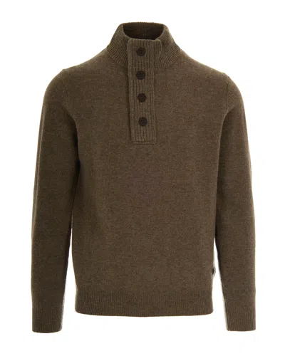 Barbour Maglione Essential Patch Marrone In Brown