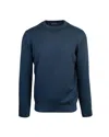 Barbour Pima Cotton Crewneck Sweater Navy In Ny91