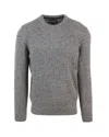 Barbour Grey Silk-wool Blend Jumper In Gy78