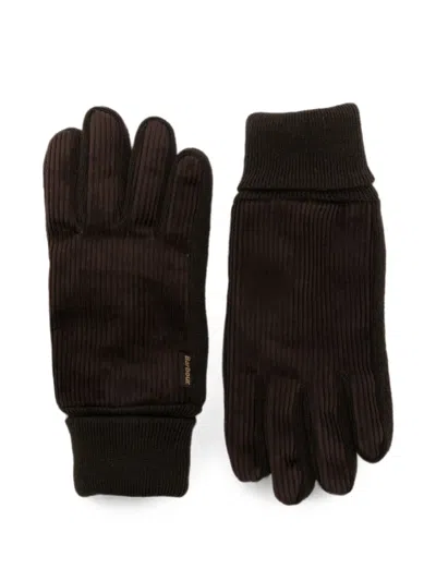 Barbour Magnus Corduroy Gloves In Brown