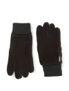 Barbour Magnus Ribbed-cuff Gloves In Green