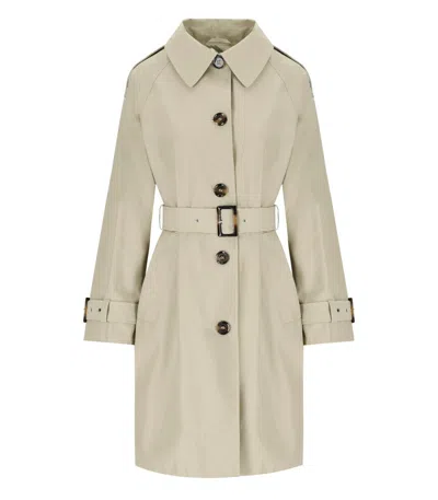 BARBOUR MAIA LIGHT SAND TRENCHCOAT