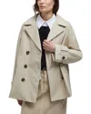 Barbour Women's Maisy Short Double-breasted Trench Coat In Light Sand