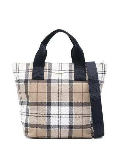 Barbour Maisy Tartan Tote Bag In Multi