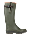 Barbour Man Boot Military Green Size 9 Rubber In Green