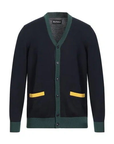 Barbour Man Cardigan Midnight Blue Size Xl Cotton