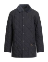 Barbour Man Coat Midnight Blue Size Xs Polyester In Gray