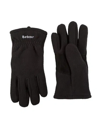 Barbour Man Gloves Black Size Xl Polyester