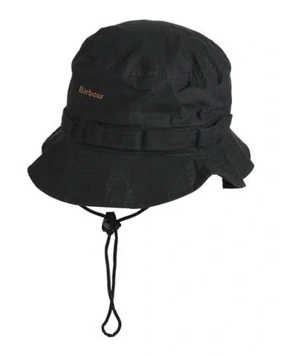Barbour Man Hat Black Size L Cotton