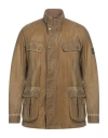 Barbour Man Jacket Khaki Size M Cotton In Brown