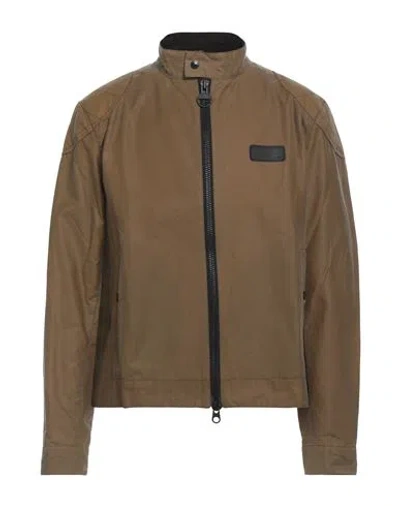 Barbour Man Jacket Khaki Size Xxl Cotton In Brown