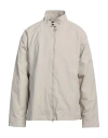 Barbour Man Jacket Light Grey Size Xxl Polyamide In Grey