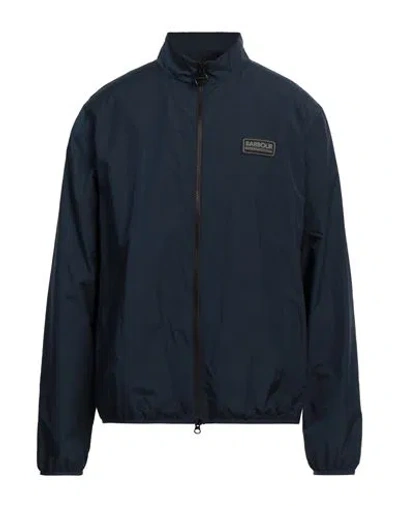 Barbour Man Jacket Navy Size L Polyamide, Polyester