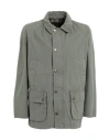 Barbour Man Jacket Sage Green Size Xxl Cotton In Sage Green