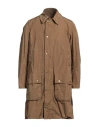 BARBOUR BARBOUR MAN OVERCOAT & TRENCH COAT LIGHT BROWN SIZE 40 POLYESTER