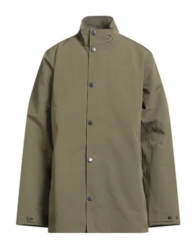 Barbour Man Overcoat & Trench Coat Military Green Size Xl Polyester, Cotton, Polyurethane
