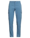 Barbour Man Pants Grey Size 30 Cotton In Blue
