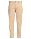 Barbour Man Pants Sand Size 40 Cotton, Elastane In Beige