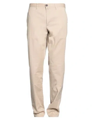 Barbour Man Pants Beige Size 38 Cotton, Elastane
