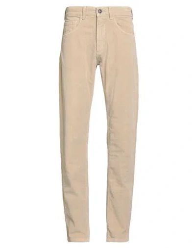 Barbour Man Pants Beige Size 38 Cotton, Elastane In Neutral