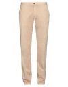 Barbour Man Pants Sand Size 40 Cotton, Elastane In Beige