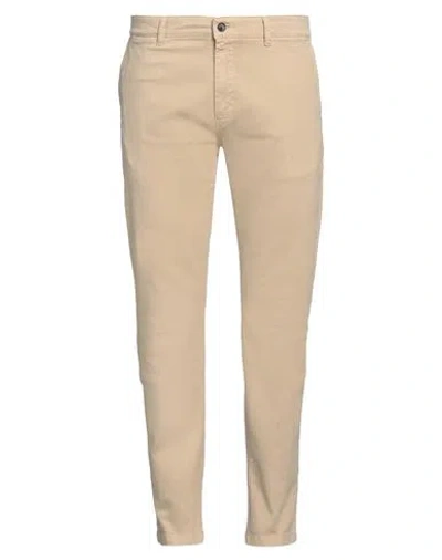 Barbour Man Pants Beige Size 40 Cotton, Elastane In Beige