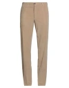 Barbour Man Pants Beige Size 40 Cotton, Elastane In Brown