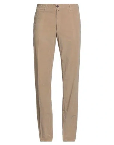 Barbour Man Pants Beige Size 40 Cotton, Elastane In Sand
