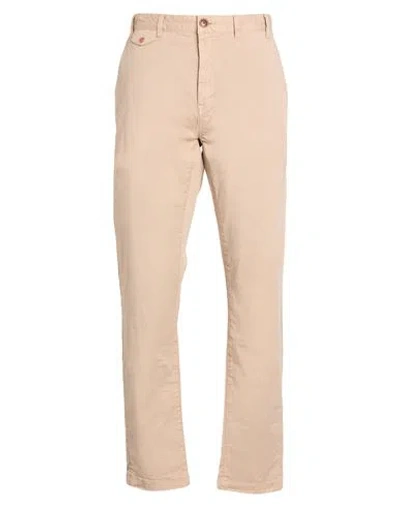 Barbour Man Pants Beige Size 40w-32l Cotton, Elastane In Neutral